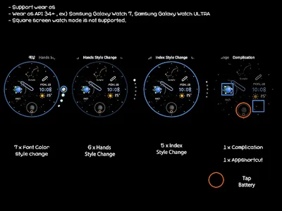 AWD Universe C watch face screenshot 9