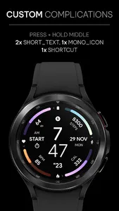 Awf Infograph: Watch face screenshot 5