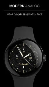 Awf Modern Analog: Watch face screenshot 0