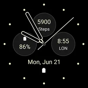 Awf Modern Analog: Watch face screenshot 11