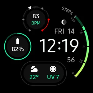 Awf n-Digital 2: Watch face screenshot 9