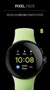 Awf Pixel: Wear OS watch face screenshot 0