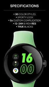 Awf RUN PRO: Watch face screenshot 1