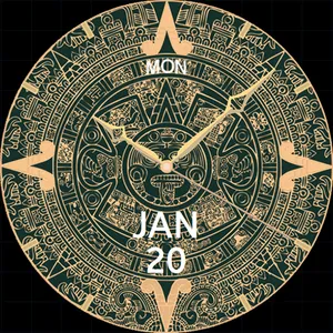 Aztec Calendar Watch Face screenshot 7