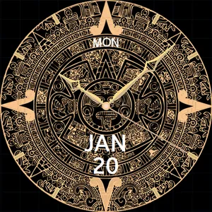 Aztec Calendar Watch Face screenshot 8