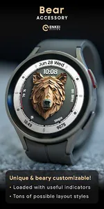 Bear Accessory - watch face screenshot 0