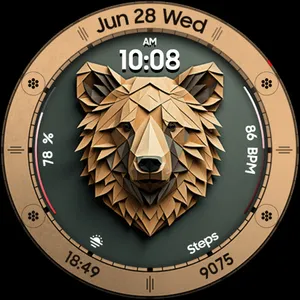 Bear Accessory - watch face screenshot 10