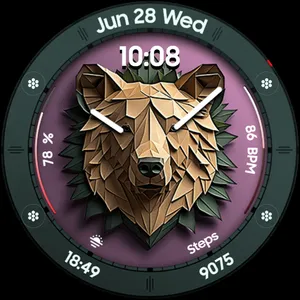 Bear Accessory - watch face screenshot 11