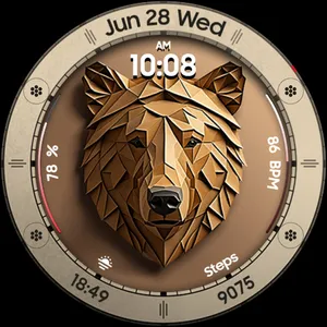 Bear Accessory - watch face screenshot 12