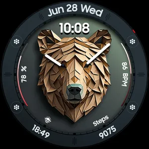 Bear Accessory - watch face screenshot 14