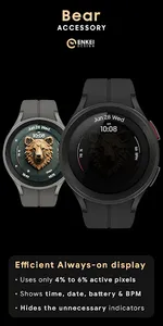 Bear Accessory - watch face screenshot 2