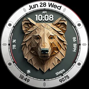 Bear Accessory - watch face screenshot 7