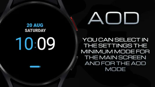 Black practical MOD Watch face screenshot 15