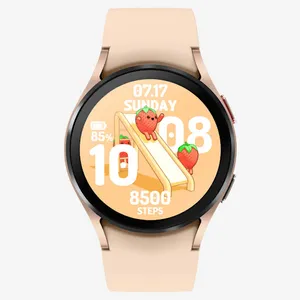 Slide Strawberry Watch face screenshot 5