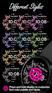 Butterfly Bloom Watch Face screenshot 4