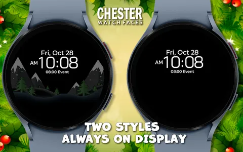 Chester Christmas watch face screenshot 3