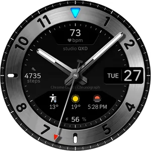 Chrome Digital Watch Face screenshot 15