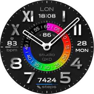 Chrome Ring Hue Watch Face screenshot 15