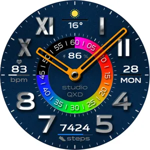 Chrome Ring Hue Watch Face screenshot 16