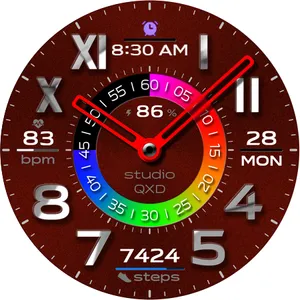 Chrome Ring Hue Watch Face screenshot 17
