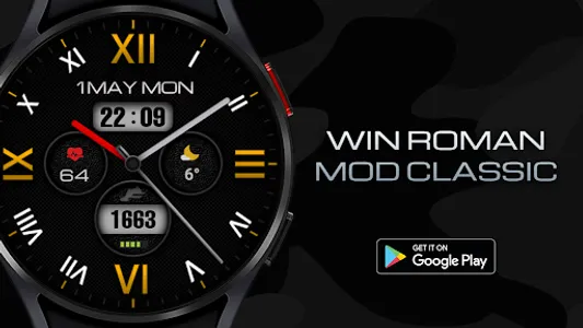 WIN RomanMOD Classic watchface screenshot 1