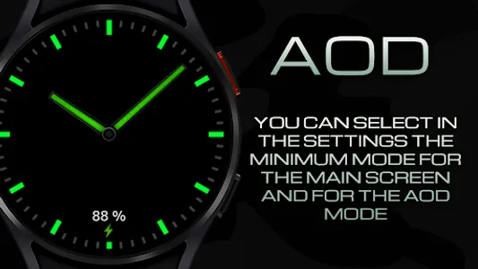 WIN Classic Army MOD WatchFace screenshot 14