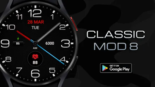 Classic Mod 8 - watchface screenshot 21