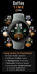 Coffee Time - watch face screenshot 1