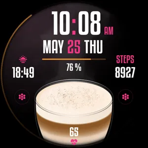 Coffee Time - watch face screenshot 10