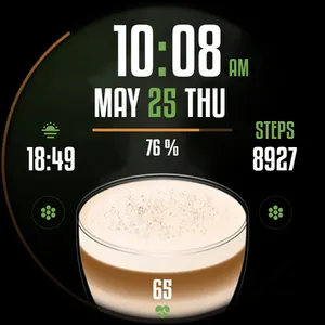 Coffee Time - watch face screenshot 13