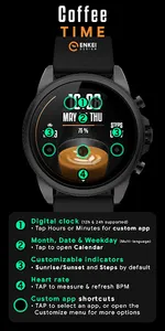 Coffee Time - watch face screenshot 3