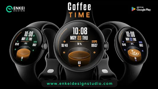 Coffee Time - watch face screenshot 5