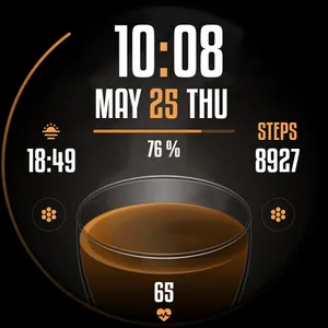 Coffee Time - watch face screenshot 7