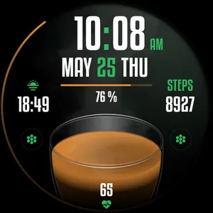 Coffee Time - watch face screenshot 9