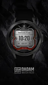 DADAM33 Digital Watch Face screenshot 0