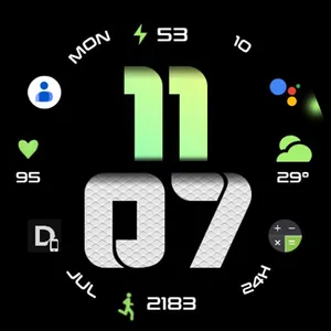 Digital Gradient 1 For Wear OS screenshot 27