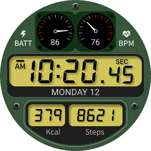 Digital Cluster A Watch Face screenshot 17