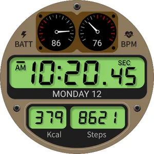 Digital Cluster A Watch Face screenshot 18