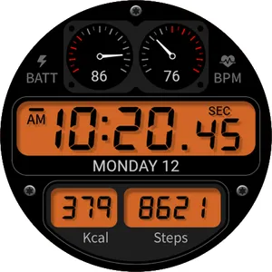 Digital Cluster A Watch Face screenshot 20
