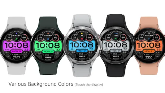 Digital Composition Watch Face screenshot 1