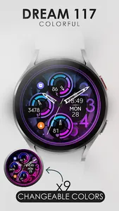 Dream 117 - Analog watch face screenshot 16