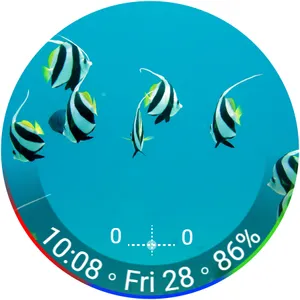 Gyro Animated Watch Face 01 screenshot 4