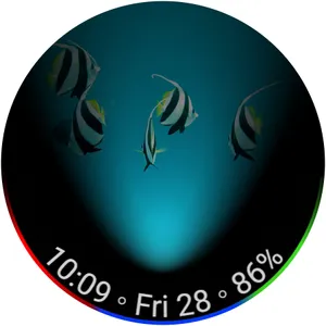 Gyro Animated Watch Face 01 screenshot 5