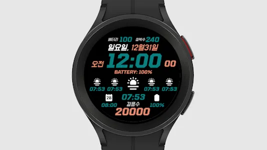 IWF Digi Pro Kor watch face screenshot 6
