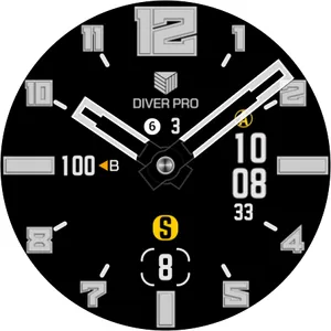 IWF Diver Pro Flat watch face screenshot 26