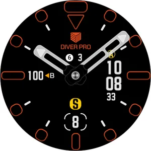 IWF Diver Pro Flat watch face screenshot 27