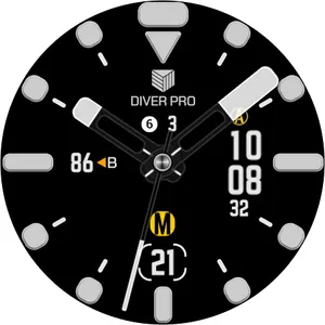 IWF Diver Pro Flat watch face screenshot 28