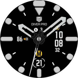 IWF Diver Pro Flat watch face screenshot 29