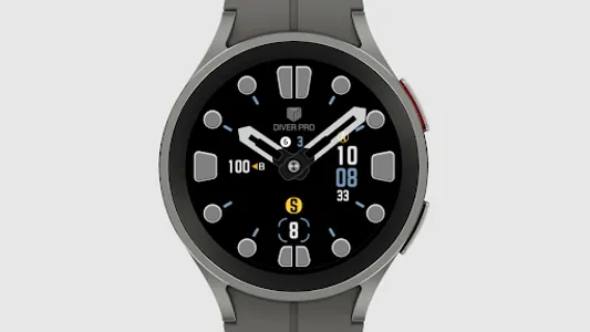 IWF Diver Pro Flat watch face screenshot 3