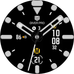 IWF Diver Pro Flat watch face screenshot 30